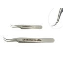 Faude Zeckenpinzetten Set, Zeckenzangen Set zum Entfernen von Zecken jeder Größe ohne sie zu quetschen mit feiner, rund gebogener Spitze, Edelstahl 12,5cm und 8cm